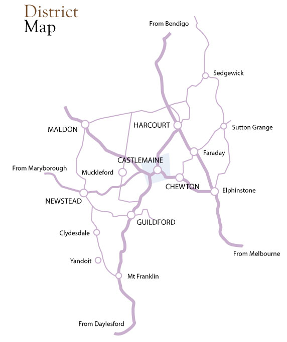 Getting Here Castlemaine and District Festival of Gardens